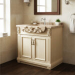 Miamivit Catherine Lavabo Rosette Acanthus Doğal Mermer Bej 40x60x15 - Görsel 20