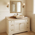 Miamivit Catherine Lavabo Rosette Acanthus Doğal Mermer Bej 40x60x15 - Görsel 19