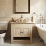 Miamivit Catherine Lavabo Rosette Acanthus Doğal Mermer Bej 40x60x15 - Görsel 18