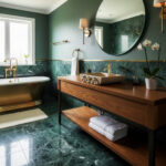 Miamivit Catherine Lavabo Rosette Acanthus Doğal Mermer Bej 40x60x15 - Görsel 9