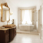 Miamivit Catherine Lavabo Rosette Acanthus Doğal Mermer Bej 40x60x15 - Görsel 3