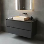 Miamivit Catherine Lavabo Minimalist Doğal Mermer Traverten 40x60x15 - Görsel 16