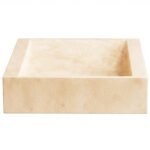 Miamivit Catherine Lavabo Minimalist Doğal Mermer Traverten 40x60x15 - Görsel 20