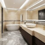 Miamivit Cleopatra Lavabo Seashell Ronund Doğal Mermer Milas Pearl 40x20h - Görsel 32