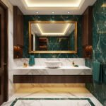 Miamivit Cleopatra Lavabo Seashell Ronund Doğal Mermer Milas Pearl 40x20h - Görsel 8