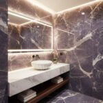 Miamivit Cleopatra Lavabo Seashell Ronund Doğal Mermer Milas Pearl 40x20h - Görsel 6