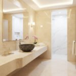 Miamivit Cleopatra Lavabo Seashell Border Doğal Mermer Ayhan Black 40x20h - Görsel 31