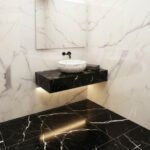 Miamivit Cleopatra Lavabo Seashell Grid Doğal Mermer Milas Pearl 40x20h - Görsel 23