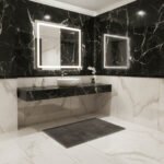 Miamivit Cleopatra Lavabo Seashell Grid Doğal Mermer Milas Pearl 40x20h - Görsel 22