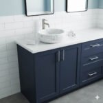 Miamivit Cleopatra Lavabo Seashell Grid Doğal Mermer Milas Pearl 40x20h - Görsel 17