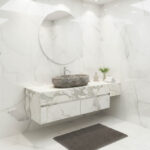 Miamivit Stone Lavabo Stone Doğal Mermer Tundra Gray 40x60x15 - Görsel 21