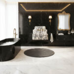 Miamivit Palace Lavabo Hadrian Doğal Mermer Calacatta Viola 60x40x20 - Görsel 14