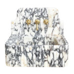 Miamivit Palace Lavabo Hadrian Doğal Mermer Calacatta Viola 60x40x20 - Görsel 9