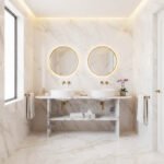 Miamivit Palace Masa Gloria Doğal Mermer Calacatta Viola 75x25x75 - Görsel 10