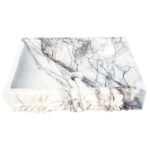 Miamivit Catherine Lavabo Rosette Acanthus Doğal Mermer Leylak 40x60x15