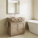 Miamivit Catherine Lavabo Rosette Acanthus Doğal Mermer Bej 40x60x15 - Image 17