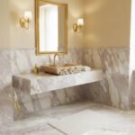 Miamivit Catherine Lavabo Rosette Acanthus Doğal Mermer Bej 40x60x15 - Image 7