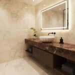 Miamivit Cleopatra Lavabo Seashell Ronund Doğal Mermer Milas Pearl 40x20h - Image 33