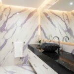 Miamivit Cleopatra Lavabo Seashell Border Doğal Mermer Ayhan Black 40x20h - Image 28