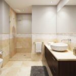 Miamivit Cleopatra Lavabo Seashell Grid Doğal Mermer Milas Pearl 40x20h - Image 24