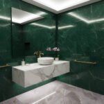 Miamivit Cleopatra Lavabo Seashell Grid Doğal Mermer Milas Pearl 40x20h - Image 8