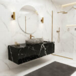 Miamivit Stone Lavabo Stone Doğal Mermer Tundra Gray 40x60x15 - Image 20