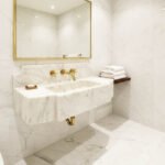 Miamivit Palace Lavabo Sugar Doğal Mermer Calacatta 80x40x15 - Image 3