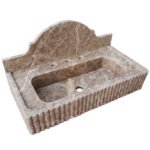 Miamivit Palace Lavabo Augustus Doğal Mermer Emperador 60x40x15 - Image 10