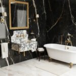 Miamivit Palace Lavabo Hadrian Doğal Mermer Calacatta Viola 60x40x20 - Image 13