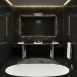 Miamivit Palace Masa Gloria Doğal Mermer Calacatta Viola 75x25x75 - Image 6