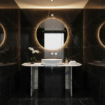 Miamivit Palace Masa Gloria Doğal Mermer Calacatta Viola 75x25x75 - Image 5