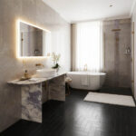 Miamivit Palace Masa Gloria Doğal Mermer Calacatta Viola 75x25x75 - Image 13