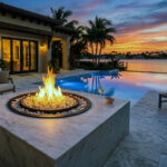 30002B20Micron20Calcite20Application20Exterior20Swimpool20Fire20Pit20Florida202