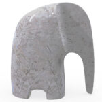 Miamivit La Perla Mermer Eşyalar Kitap Sonu Art Dekor Fil Jumbo Kitaplık 12x12cm - Image 3