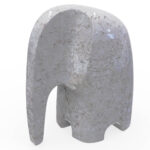 Miamivit La Perla Mermer Eşyalar Kitap Sonu Art Dekor Fil Jumbo Kitaplık 12x12cm - Image 7