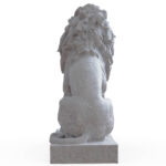 Miamivit La Perla Mermer Eşyalar Dış Cephe Art Dekor Aslan Uzanmış Bahçe, Hotel, Mağaza 210cmx220cm - Image 4