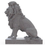 Miamivit La Perla Mermer Eşyalar Dış Cephe Art Dekor Aslan Uzanmış Bahçe, Hotel, Mağaza 210cmx220cm - Image 5