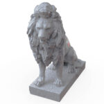 Miamivit La Perla Mermer Eşyalar Dış Cephe Art Dekor Aslan Uzanmış Bahçe, Hotel, Mağaza 210cmx220cm - Image 7