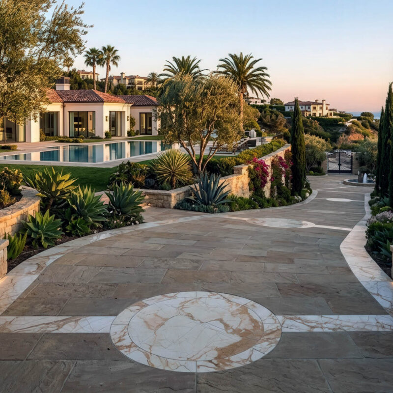 SL00120Aegean20Cloudy20Beige20Luxury20Los20Angeles20Villa20Garden20Path