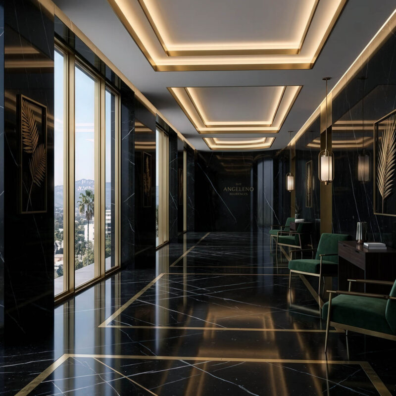 SL00320Black20Pearl2020Luxury20Los20Angeles20Villa20Cooridor