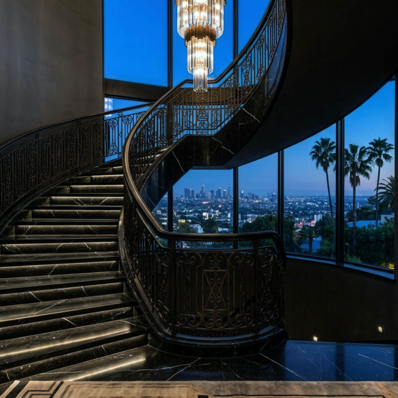 SL00320Black20Pearl2020Luxury20Los20Angeles20Villa20Stairs