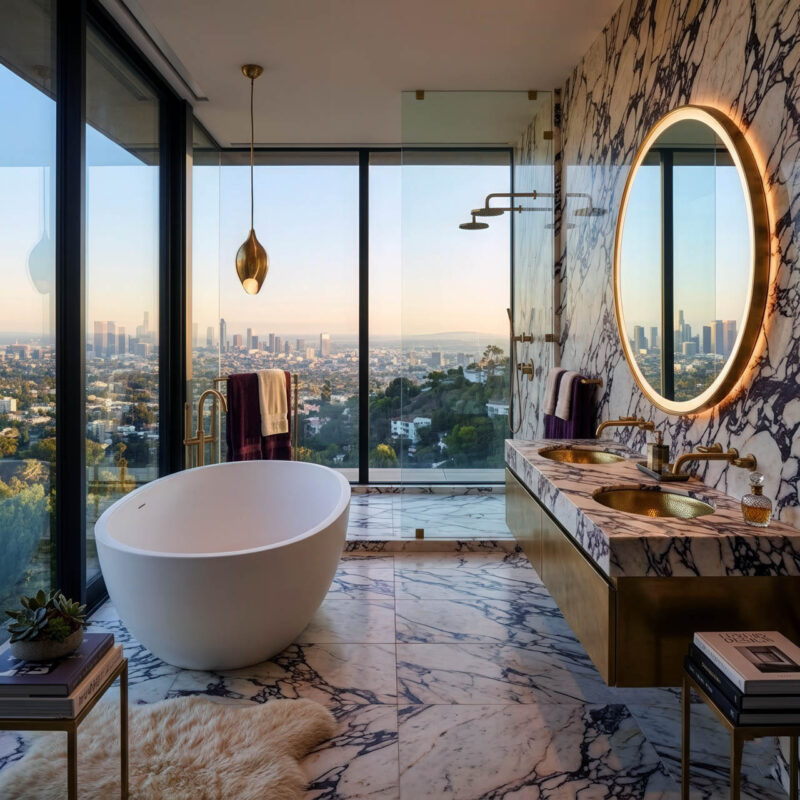 SL00520Calacatta20Viola20Luxury20Los20Angeles20Villa20Bathroom