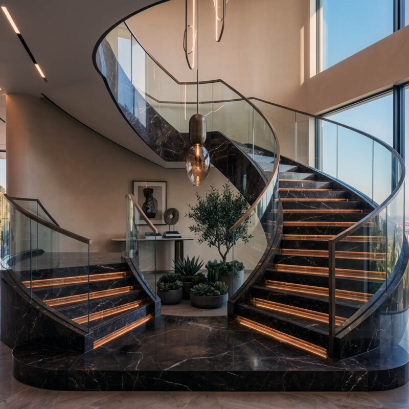 SL00720Dark20Emprador20Luxury20Los20Angeles20Villa20Stairs