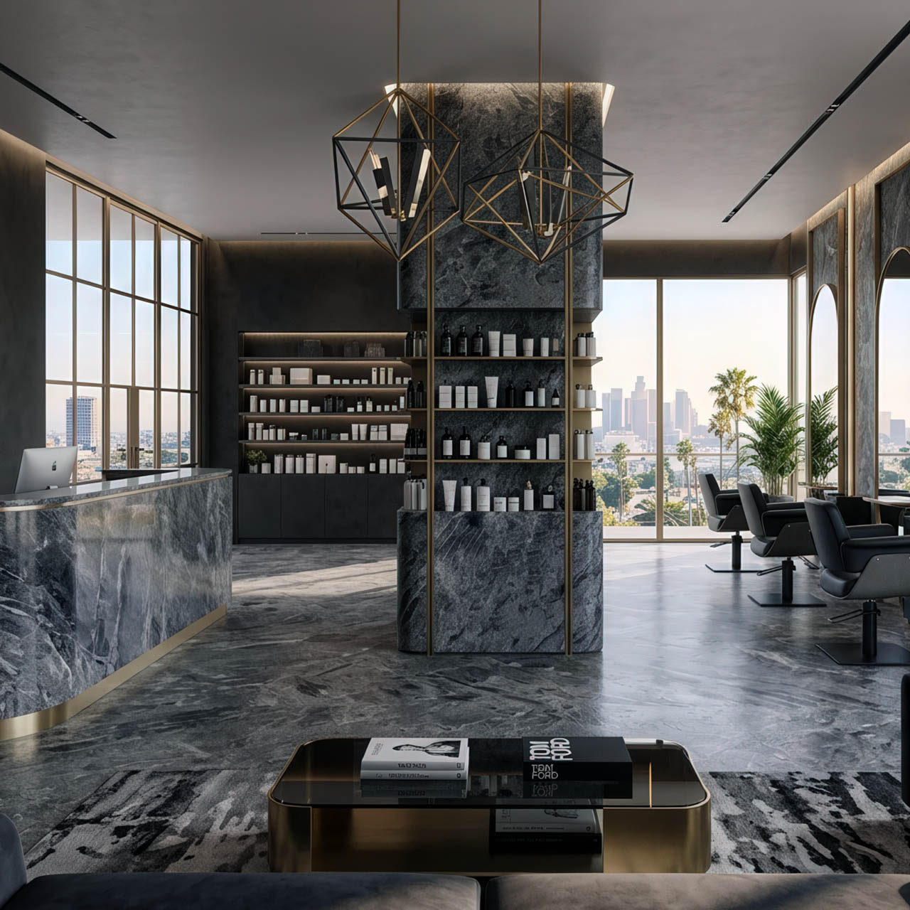 Tavas Gray Marble Luxury Commercial Use