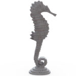 Miamivit La Perla Mermer Eşyalar Özel Süs Art Dekor Denizatı Masa, Kitaplık, Vitrin 12cmx6cm - Image 3