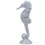 Miamivit La Perla Mermer Eşyalar Özel Süs Art Dekor Denizatı Masa, Kitaplık, Vitrin 12cmx6cm - Image 5