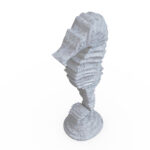 Miamivit La Perla Mermer Eşyalar Özel Süs Art Dekor Denizatı Masa, Kitaplık, Vitrin 12cmx6cm - Image 7