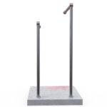 Miamivit La Perla Vitrifiye Havluluk Banyo Tezgah Üstü Havluluk-2-Li-25cm-30cm Havlu Kurutma Asma - Image 4