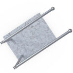 Miamivit La Perla Vitrifiye Havluluk Banyo Tezgah Üstü Havluluk-2-Li-25cm-30cm Havlu Kurutma Asma - Image 6