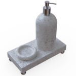 Miamivit La Perla Vitrifiye Tepsi Banyo Tepsi-20-Dikdörtgen Set Eşya Koyma - Image 7